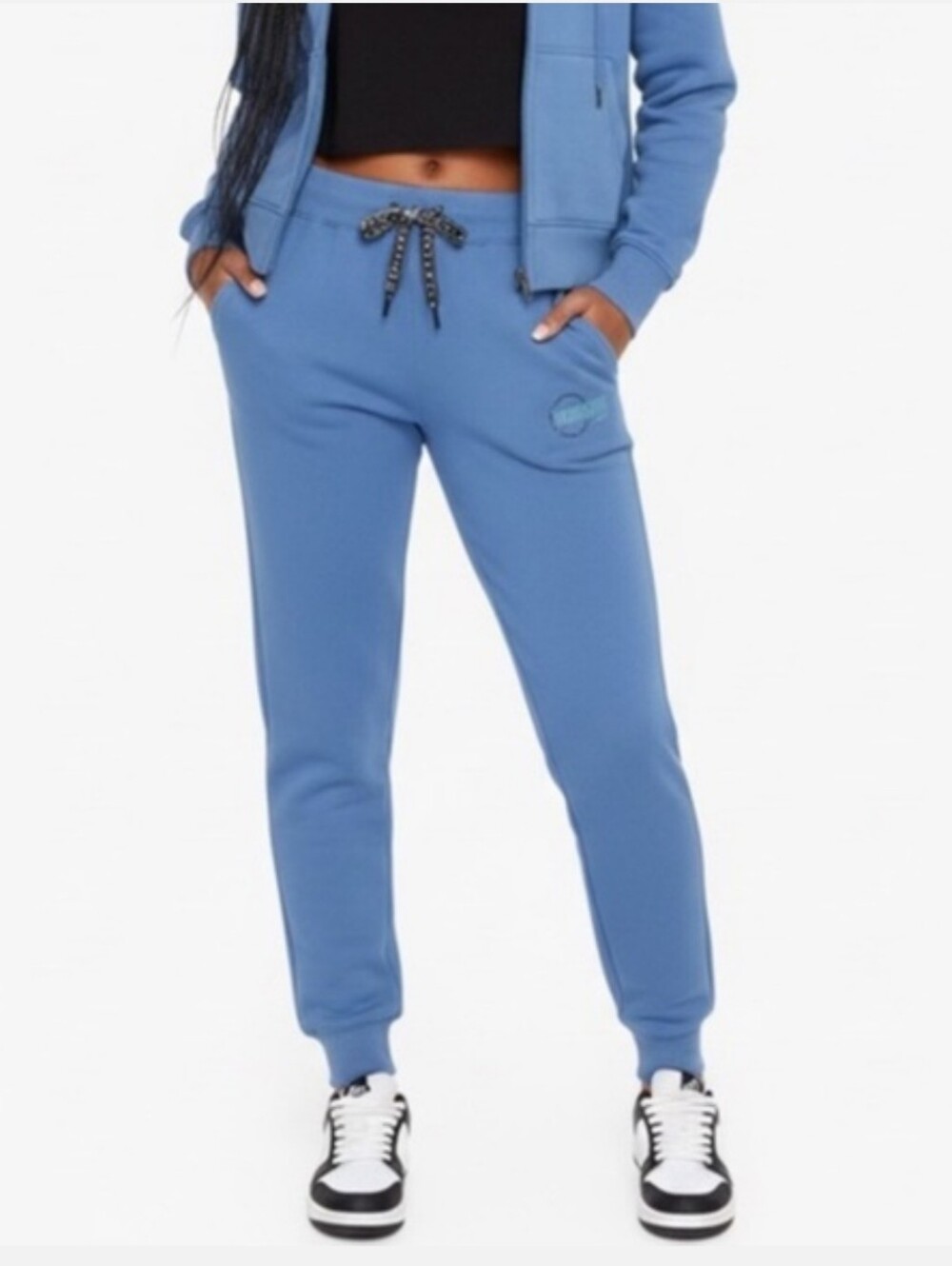 Savage Fenty X Essential Terry Comfort Blue Lounge Sweat Pants Travel Size Lg